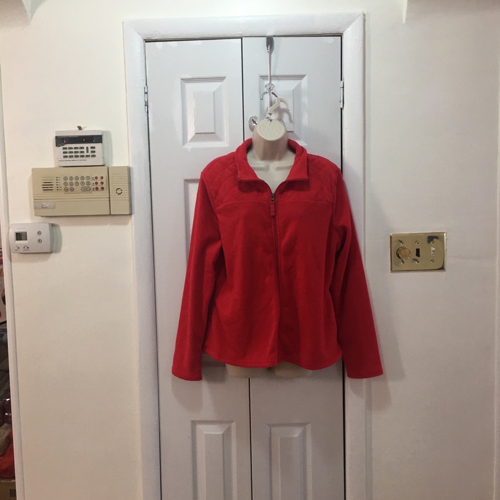 Merona Women’s Quilted Bonded Jacket Red